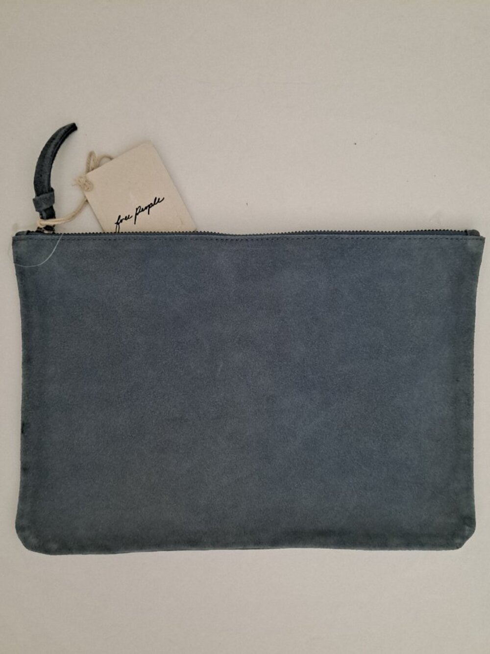 Free People suede leather zip pouch - Picture 3 of 15